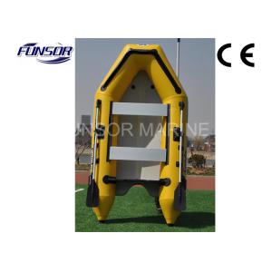 Cheap Durable Yellow PVC 6 Person Inflatable Boat Inflatable Fishing Boats wholesale