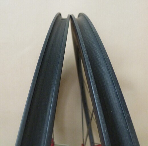 700C Carbon Wheelset 60mm+88mm clincher road bicycle wheel R13 Hubs and aero pillar spokes