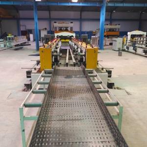 PPGI Cable Tray Roll Forming Machine 0-15m/min With Siemens PLC Systems
