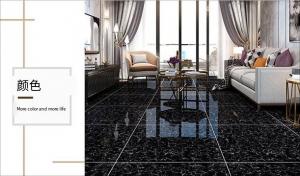 Cheap Double Layer Polished Ceramic Floor Tiles Black And White 600*600mm wholesale