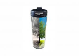 PET Plastic 3D Lenticular Cups with Offset Printing For Promotion