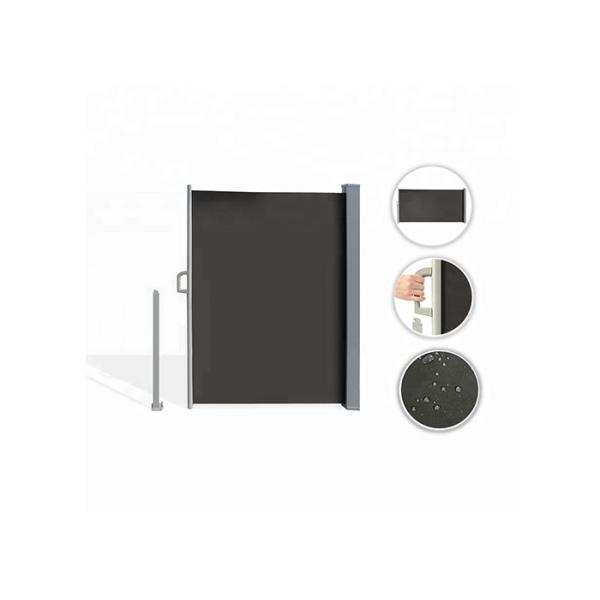 Hard Wearing Fabric 1M4 Garden Wind Screen Retractable Patio Windscreen