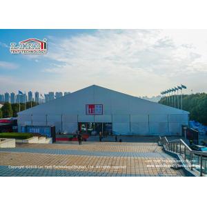 50m Width Aluminum Frame Outdoor Event Tents For Exhibition TUV CFM IFAI