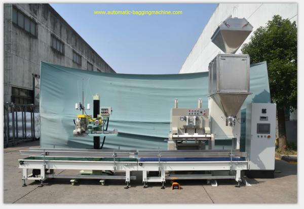 Quality DCS-25 25 kg semi automatic ( open mouth bag ) packing & palletizing line for sale