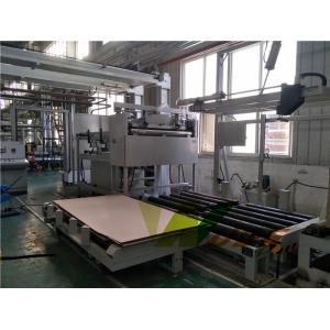 China Automatic Short Cycle Lamination Line , MDF / HDF / PB Board Laminate Machine on sale