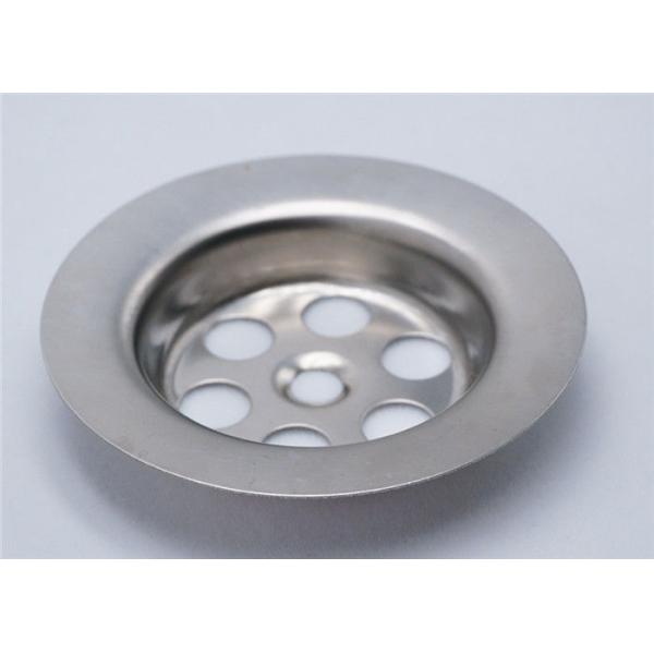 Flat Kitchen Sink Strainer Plug , Kitchen Sink Drain Stopper Easy To Clean