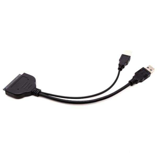 SATA 7 + 15P Male To USB 3.0/USB 2.0 2 In 1 2.5Inch Hard Drive Data Cable