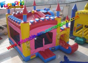 Cheap Trink Bell Vinyl Inflatable Bouncy Slide , Inflatable Combo Jumping Castle wholesale
