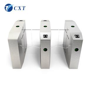 Cheap Half Height Glass Swing Turnstile Electric Fingerprint 30-40 People/Min Passing Speed 510B- wholesale