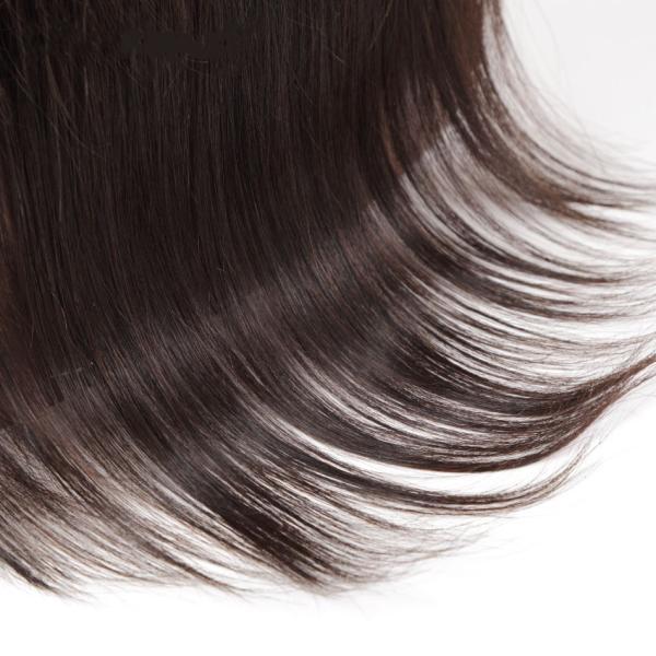 Factory supply Brazilian Human Hair 22 x 4 x 2 Silk Straight 360 lace frontal with ponytail