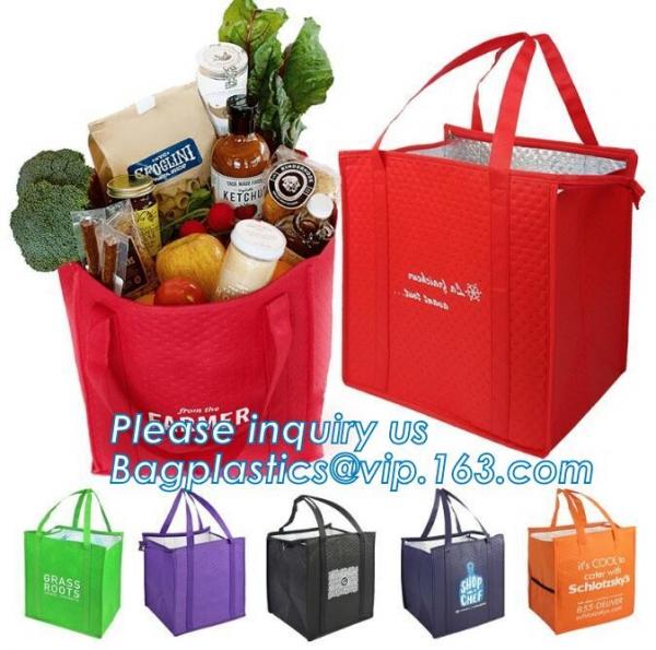 Promotional Aluminium Extra Large Thermal Cooler insulated tote bags with zipper,Custom Logo cooler bag for food bagease