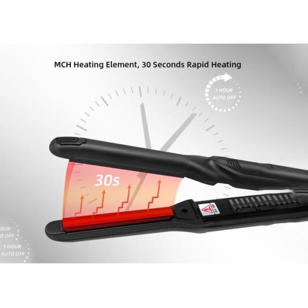 55W Mini MCH Heating Travel Hair Straightener With Ceramic Plate