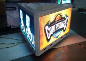 Cheap Led Taxi Top Advertising Screens with Fresh Designed Three Sided Taxi Led Display wholesale