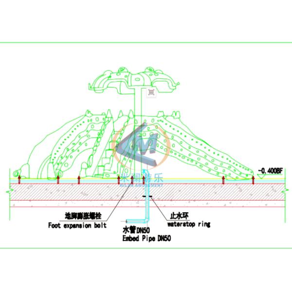 Octopus Water Splash Pad Fiberglass Material Outdoor For Amusement Park Hotel Pool