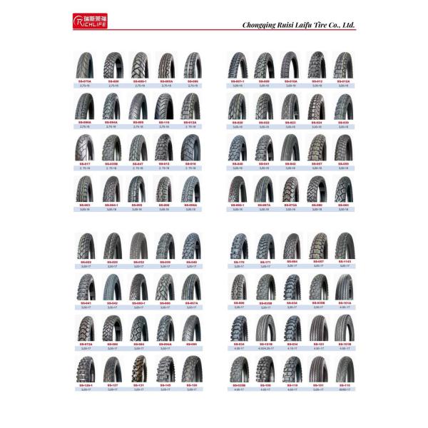 5.00-12 4.50-12 110/70-17130/60-17 140/70-17 120/80-17 120/90-18 110/100-18 Air Cushion Tires for off-Road Vehicles, Tricycles, Motorcycles