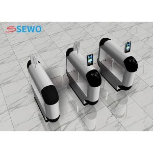 Children's Swing Gate Turnstile , Biometric Turnstile Facial Recognition