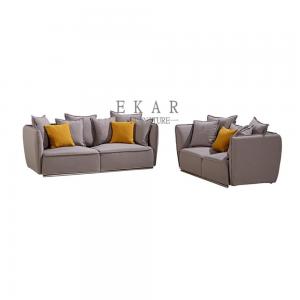 China Divan New 6 Seater Fabric Sofa Set Designs  AW-1605 on sale