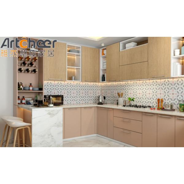 Contemporary Indian Kitchen Cabinets with Modern and Contemporary Design Drawer Base