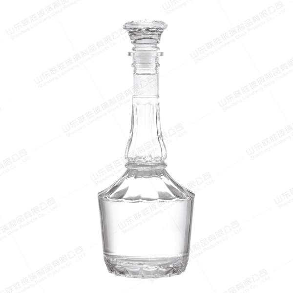 500ml 750ml Glass Empty Bottles Liquor Wine Gin Whisky Vodka Glass Bottle With Cap