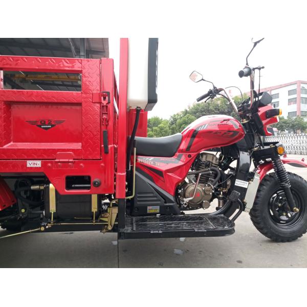 2021 Semi Cabin 300cc Motorized Cargo Tricycle with Front Hydraulic Spring Shock Absorber