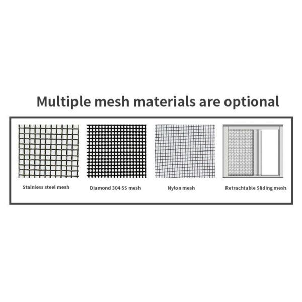 Waterproof Aluminum Framed Door Large Sliding Glass UPVC Laminated