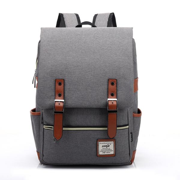 The new outdoor men and women personalized retro fashion canvas backpack shoulder bag