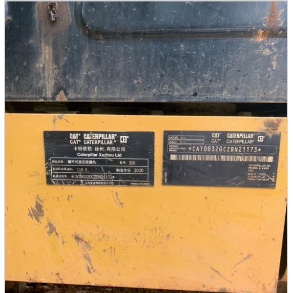 1.0-1.5m3 Bucket Capacity 2020 Used Cat 320GC Crawler Excavator for Your Requirements