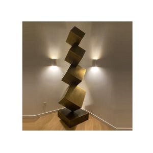 China Large Abstract Casting Bronze Statue Yard Outdoor Garden Sculptures on sale