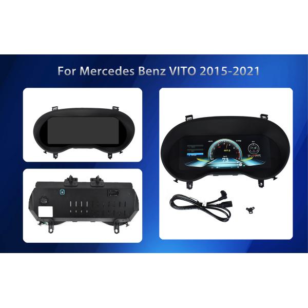 VIKNAV Digital Cluster Car SpeedoMeter For Mercedes Benz VITO 2015-2021