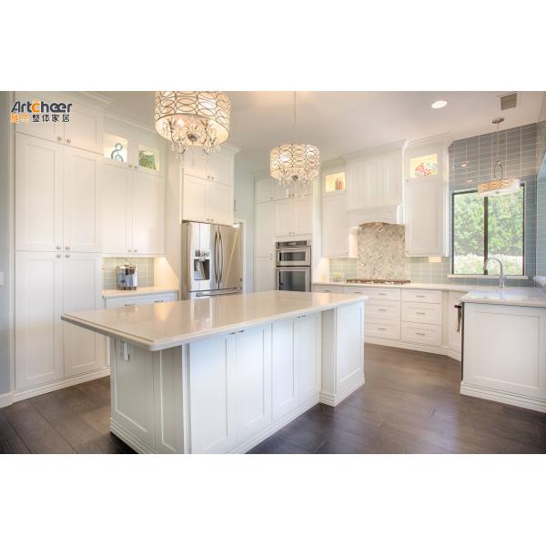 Contemporary Design Modular Kitchen Cabinets Complete Dark Colors Solid Wood Cabinet Sets