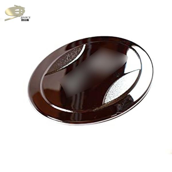 Gas Tank Cover 4wd For Mazda Bt-50 2012-2019 Chrome Abs Matte Black