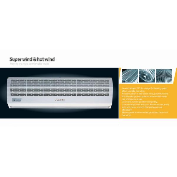 2024 Overdoor Thermal Air Door The Heating Air Curtain Keeping Indoor Comfort Warm Air Conditioning In Winter