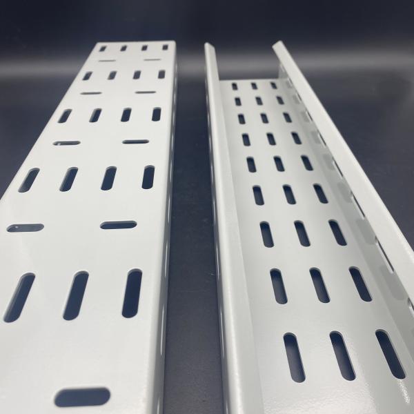 Powder Coated 2400x400x1.5mm Perforated Cable Trays