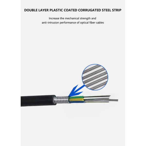 Telecom Communication G652D Outdoor Optical Fiber Cable GYTA/GYTS 2-288 Cores