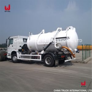 Cheap HOWO Sewer Vacuum Truck 10 Cubic Meters Truck Mounted Jetter wholesale