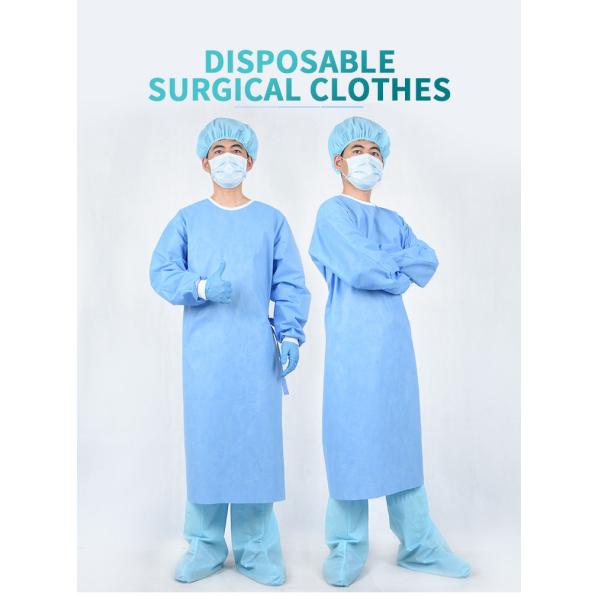 ISO13485 Safety Protection Smms Sterile Surgical Gown For Medical