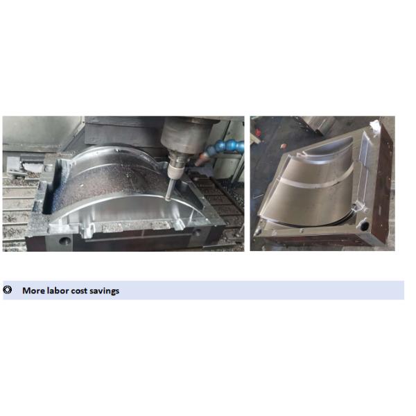 SMC Auto Bumper Mould 2500x900x180mm P20 Steel Compression Molding