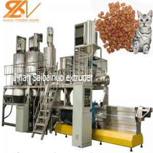 Cheap Cat Food Making Machine , Pet Feed Pellet Machine Siemens Motor wholesale