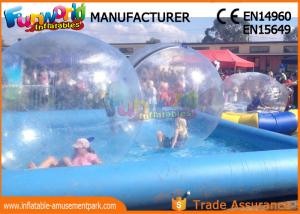 Cheap 0.9mm PVC Tarpaulin Inflatable Blow Up Swimming Pools For Children wholesale