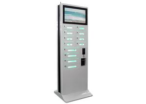 Cheap 12 Doors Cell Phone Charging Vending Machine For Event With Advertising LCD Screen wholesale