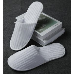 Not Handmade Adult Closed Toe Spa Slippers Waffle Hotel Slippers