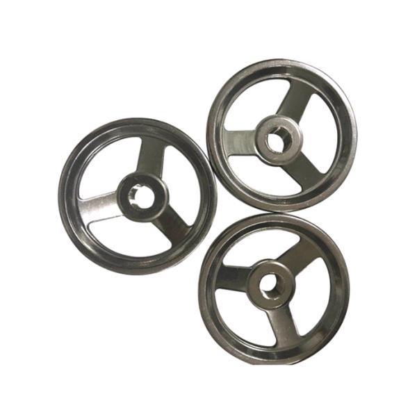 DIN 950 Silica Sol Investment Casting Stainless Steel Hand Wheel Mirror Polished