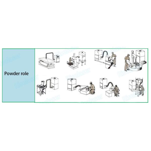 Siemens Motor Laser Fume Extraction Systems With Double Dust Collecting Box