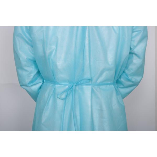 Chemical resistant surgical isolation gown disposable 2ply SPP lamination PE