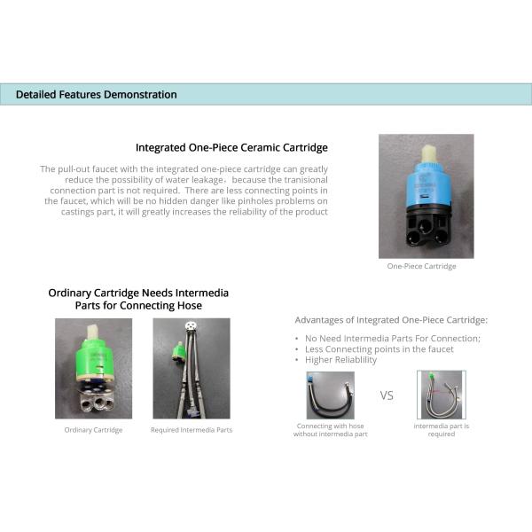 360 Degree Rotating Filtered Water Faucet Gooseneck Kitchen Faucet With Sprayer