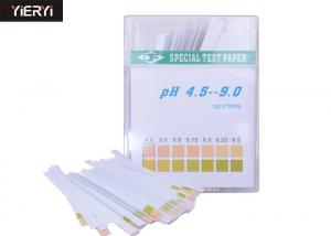 Cheap Wide Range Urine Ph Test Strips / Paper , Ph Indicator Strips For Pregnancy wholesale