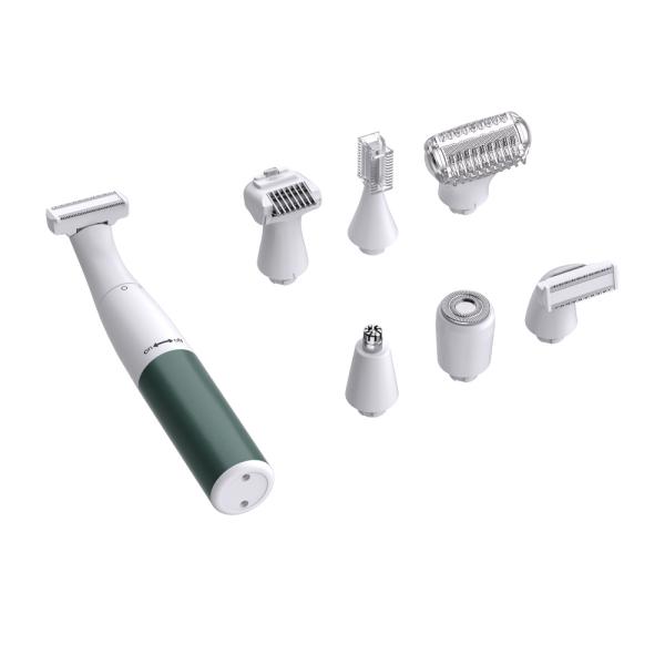 6-in-1 Multifunctional Women's Shaver Epilator Set with 1200mAh Battery Stainless Steel Blade and Free Spare Parts