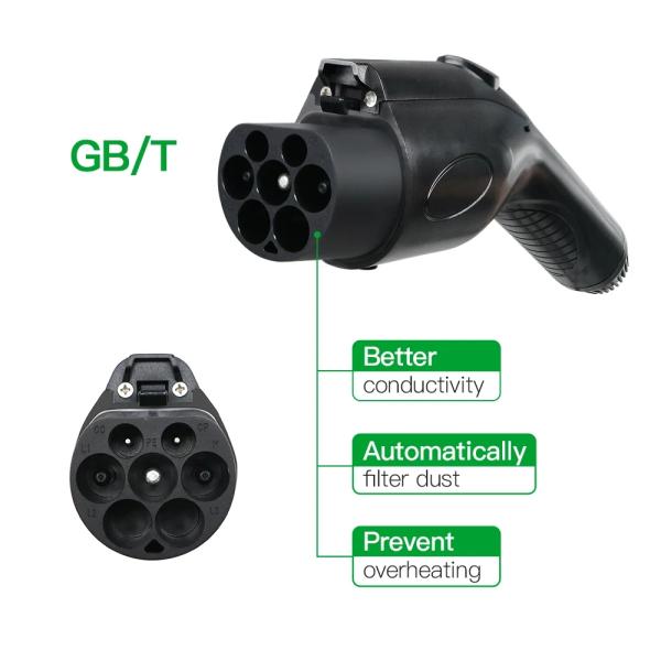 GB/T Plug EV Adapter AC 16A/32A 7pins for Electric car accessories GBT EV Charging Plug EVSE Charger Connector