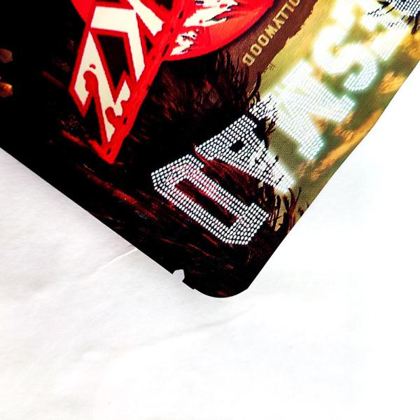 Colored Plastic 3.5g Resealable Mylar ziplockk Bags Custom Printed Dry Food Packaging Bags