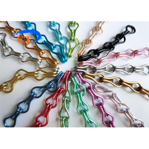 Diy Metal Drapery Aluminium Chain Door Fly Screen Curtain 90*210cm Anodized